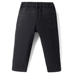 Babyhug Denim Full Length Slim Fit Washed Jeans With Stretch - Dark Blue