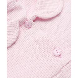 Babyhug 100% Cotton Knit Full Sleeves Co-Ords Shirt & Pyjama Night Suit - Pink