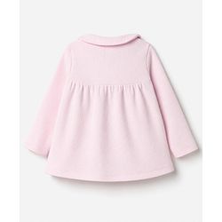 Babyhug 100% Cotton Knit Full Sleeves Co-Ords Shirt & Pyjama Night Suit - Pink