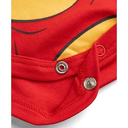 Babyhug Disney 100% Cotton Knit Full Sleeves Onesies & Bootie Leggings With Stripes & Winnie The Pooh Graphic - Multicolor