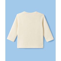 Babyhug 100% Cotton Knit Full Sleeves Front Open Jhablas Pack of 3 - White