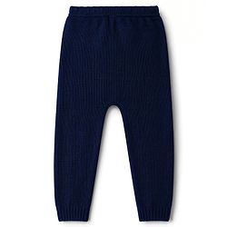 Babyhug Sweater Knit Full Sleeves Sweater Set with Stripes - Blue