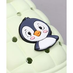 Cute Walk by Babyhug Clogs with Backstrap & Penguin Applique - Green