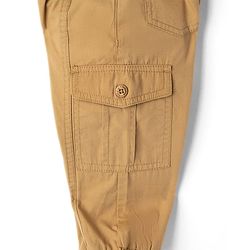 Babyhug 100% Cotton Woven Pant with Cargo Pocket in Khaki