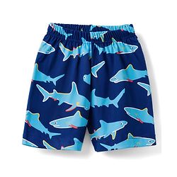 Babyhug 100% Cotton Knit Half Sleeves Sea Life Printed Co-Ords T-Shirt & Shorts Night Suit - Navy Blue