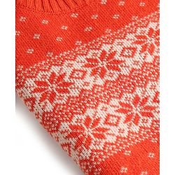 Babyhug Knit Full Sleeves Floral Designed Sweater Set with Cap - Red