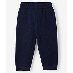 Babyhug Knit Full Sleeves Sweater Set with Stripes Design - Red