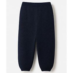 Babyhug Knit Full Sleeves Striped Sweater Set - Navy Blue