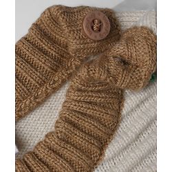 Babyhug Knit Full Sleeves Striped Sweater - Navy Blue White