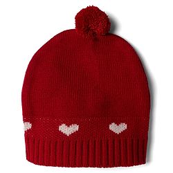 Babyhug Knit Full Sleeves Sweater Set with Heart Design - Maroon