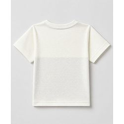 Babyhug Single Jersey Waffle Knit Half Sleeves T-Shirt and Shorts Set - White