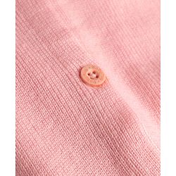 Babyhug Knit Sleeveless Solid Front Open Sweater - Pink