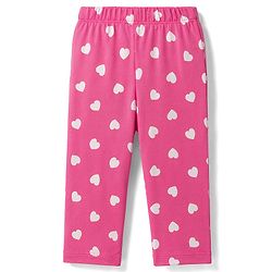 Babyhug 100% Cotton Knit Full Sleeves T-Shirt & Pyjama Night Suit With Cupcake & Heart Print - Pink
