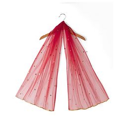 Babyhug Premium 100% Cotton Woven 3/4th Bell Sleeves Lehenga Choli and Dupatta Set With Floral Foil Print in Red