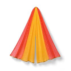 Babyhug Brocade Woven Sleeveless Lehenga Choli & Dupatta Set With Embellishment - Yellow