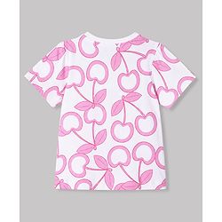 Babyhug 100% Cotton Knit Half Sleeves T-Shirts With Heart & Text Print Pack of 3 - Multicolor