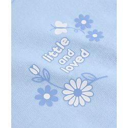 Babyhug 100% Cotton Single Jersey Knit Sleeveless Floral Printed Slips Pack of 3 - Blue, Green & White