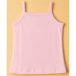 Babyhug 100% Cotton Single Jersey Knit Sleeveless Polka Dots & Floral Print Slips Pack of 3 - Purple White & Pink