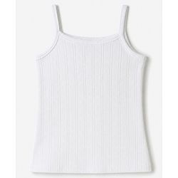 Babyhug 100% Cotton Single Jersey Knit Sleeveless Striped Slips With Bunny Print Pack of 3 - Yellow, Light Blue & White