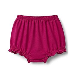 Babyhug 100% Cotton Knit Antibacterial Bloomers with Floral Print Pack of 3 - Red & Pink