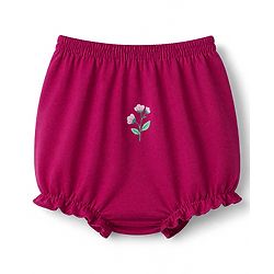 Babyhug 100% Cotton Knit Antibacterial Bloomers with Floral Print Pack of 3 - Red & Pink