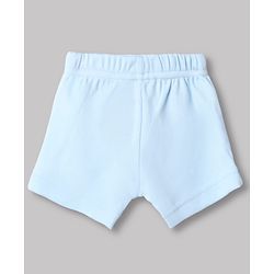 Babyhug Disney 100% Cotton Interlock Knit Trunks With Mickey Mouse Print Pack of 3 - Blue & White