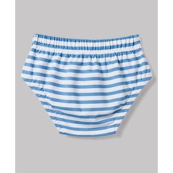 Babyhug 100% Cotton Single Jersey Knit Striped Antibacterial Briefs With Vehicle Print Pack of 3 - Multicolor