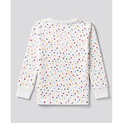 Babyhug Knit Full Sleeves Vests & Pant Thermal Inner Wear with Star Print - Offwhite