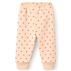 Babyhug Knit Full Sleeves Thermal Inner Wear Set with Star Print & Vest - Light Peach