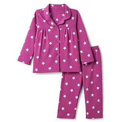 Babyhug 100% Cotton Knit Full Sleeves Co-Ords Shirt & Pyjama Night Suit with Star Print - Purple