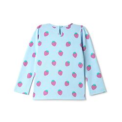 Babyhug 100% Cotton Knit Full Sleeves T-Shirts with Fruit Print Pack of 3 - Yellow Pink & Mint