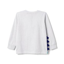 Babyhug 100% Cotton Knit Full Sleeves Dino Printed T-Shirt & Pyjama Night Suit - Grey