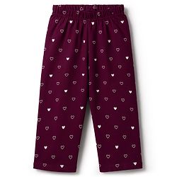 Babyhug Cotton Knit Full Sleevess Love Text Printed T-Shirt & Pyjama Night Suit - Maroon