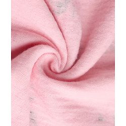 Babyhug Cotton Knit Full Sleeves Floral Printed Co-Ords Front Open Top & Leggings Thermal Inner Wear Set - Pink