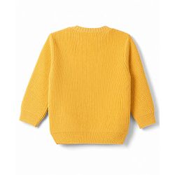 Babyhug Knit Full Sleeves  Pullover Sweater - Red