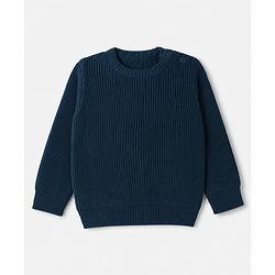 Babyhug Knit Full Sleeves  Pullover Sweater - Red