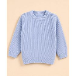 Babyhug Knit Full Sleeves  Pullover Sweater - Red