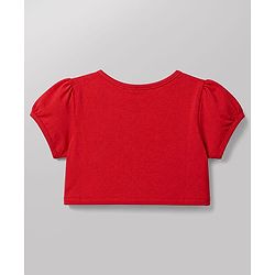 Babyhug Single Jersey Knit Half Sleeves Heart Printed Frock with Shrug - White