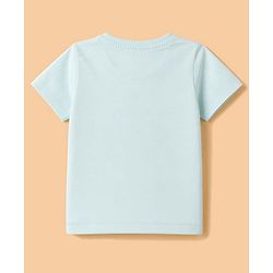 Babyhug 100% Cotton Single Jersey Knit Half Sleeves Bear Printed T-Shirt & Shorts Set - White & Grey