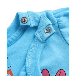 Babyhug Disney Single Jersey Knit Half sleeves T-Shirt & Shots Set with Minnie Mouse Graphics -  Blue