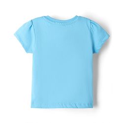 Babyhug Disney Single Jersey Knit Half sleeves T-Shirt & Shots Set with Minnie Mouse Graphics -  Blue