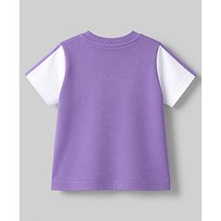 Babyhug Disney Single Jersey Knit T-Shirts with Half Sleeves and Mickey Mouse Print Pack of 2  - White