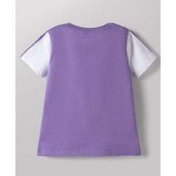 Babyhug Disney Single Jersey Knit T-Shirts with Half Sleeves and Mickey Mouse Print Pack of 2  - White