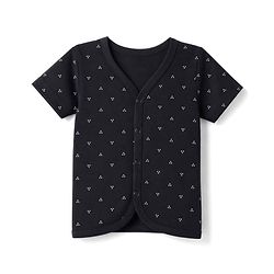 Babyhug 100% Cotton Single Jersey Knit Half Sleeves Printed Co-Ords T-Shirt & Shorts Set - Black