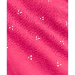 Babyhug 100% Cotton Single Jersey Knit Half Sleeves Printed Co-Ords T-Shirt & Shorts Set - Pink
