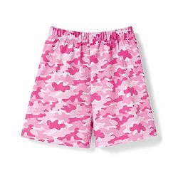 Babyhug 100% Cotton Single Jersey Knit Half Sleeves Co-Ords Camouflage Printed Top & Shorts Set - Pink