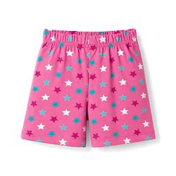 Babyhug 100% Cotton Single Jersey Knit Half Sleeves Co-Ords Star Printed Top & Shorts Set - Pink