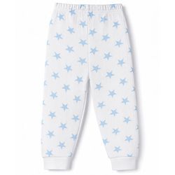 Babyhug Knit Full Sleeves Star Printed Pullover Vest & Leggings Thermal Inner Wear Set - OffWhite