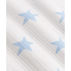 Babyhug Knit Full Sleeves Star Printed Pullover Vest & Leggings Thermal Inner Wear Set - OffWhite