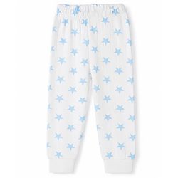 Babyhug Knit Full Sleeves Star Printed Pullover Vest & Leggings Thermal Inner Wear Set - OffWhite